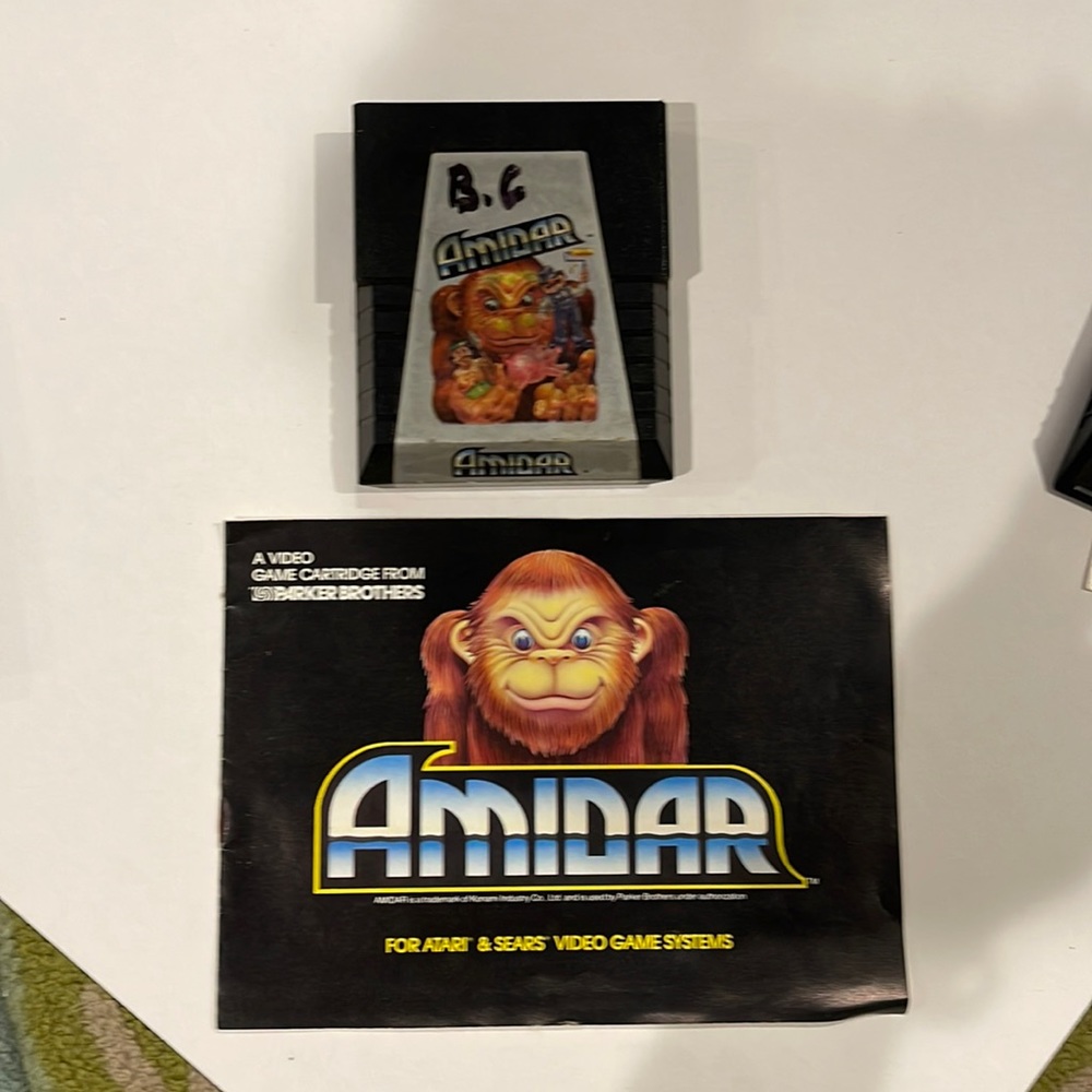 Pictures speak for themselves.Amidar Atari Game & instructions book.